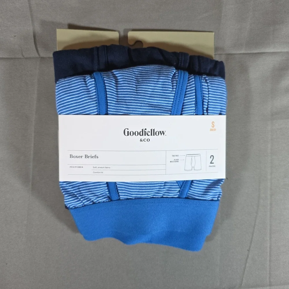 New Goodfellow & Co 2 pack Men's Underwear Boxer Briefs size Small